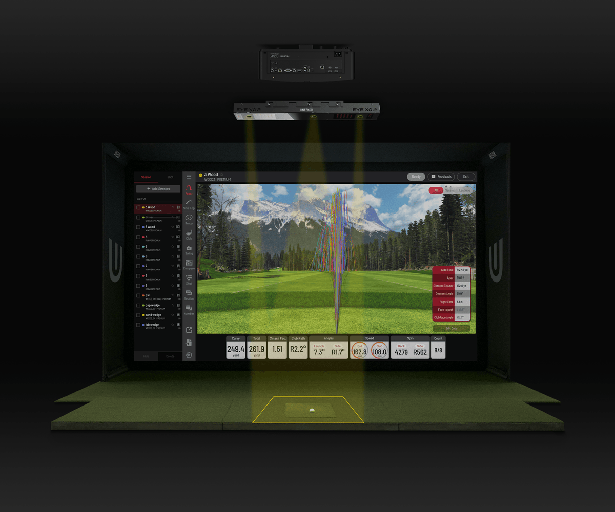 Uneekor EYE XO2 Full Golf Simulator